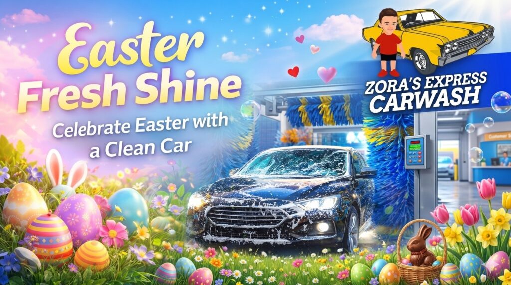 Easter celebration deserves a fresh start and a sparkling ride at Zora’s Express Car Wash, Las Vegas